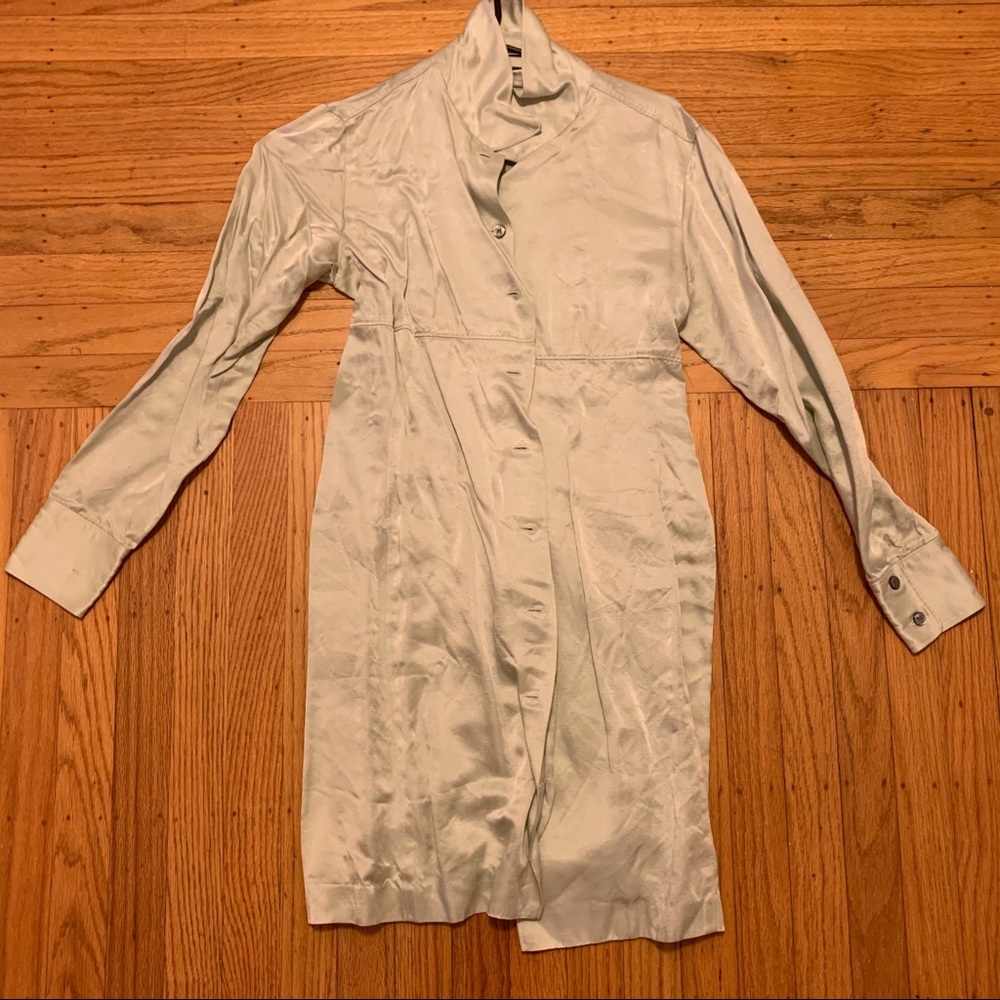 Pistachio Green Jcrew Sill Dress